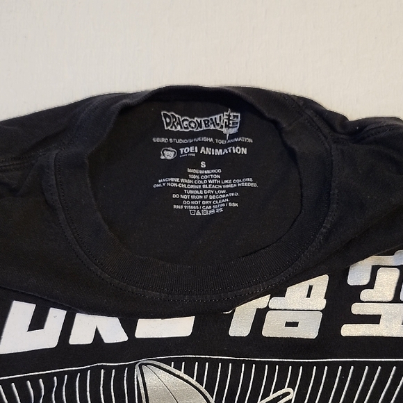 Black Graphic T-Shirt with Anime Design - Picture 2 of 3